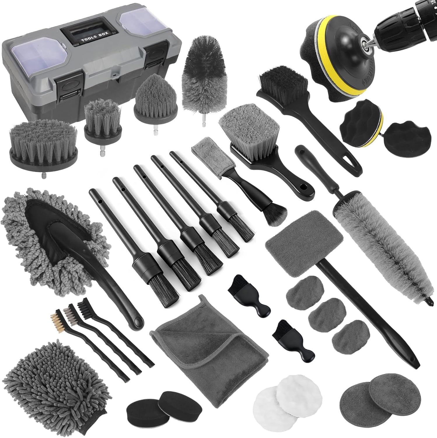 Interior Detailing Kit - Kit de Detallado de Autos, 36
