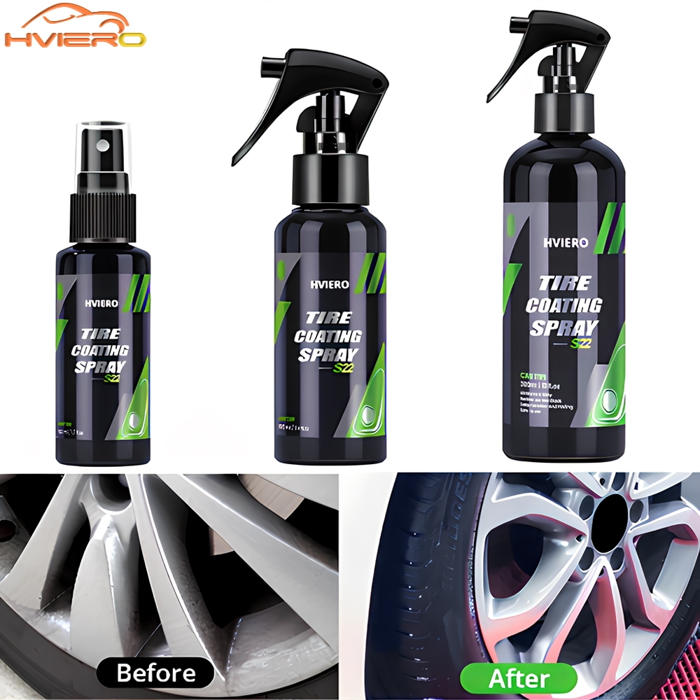 Tire Shine Spray Sealant - Revestimiento de neumáticos brillante para coche,