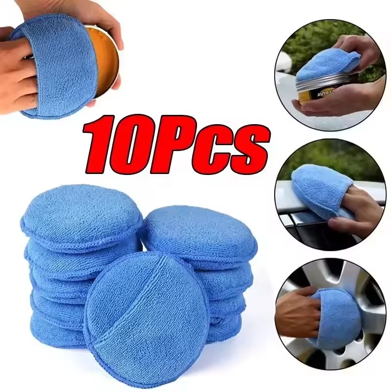 Interior Detailing Kit - Almohadilla aplicadora de cera de microfibra