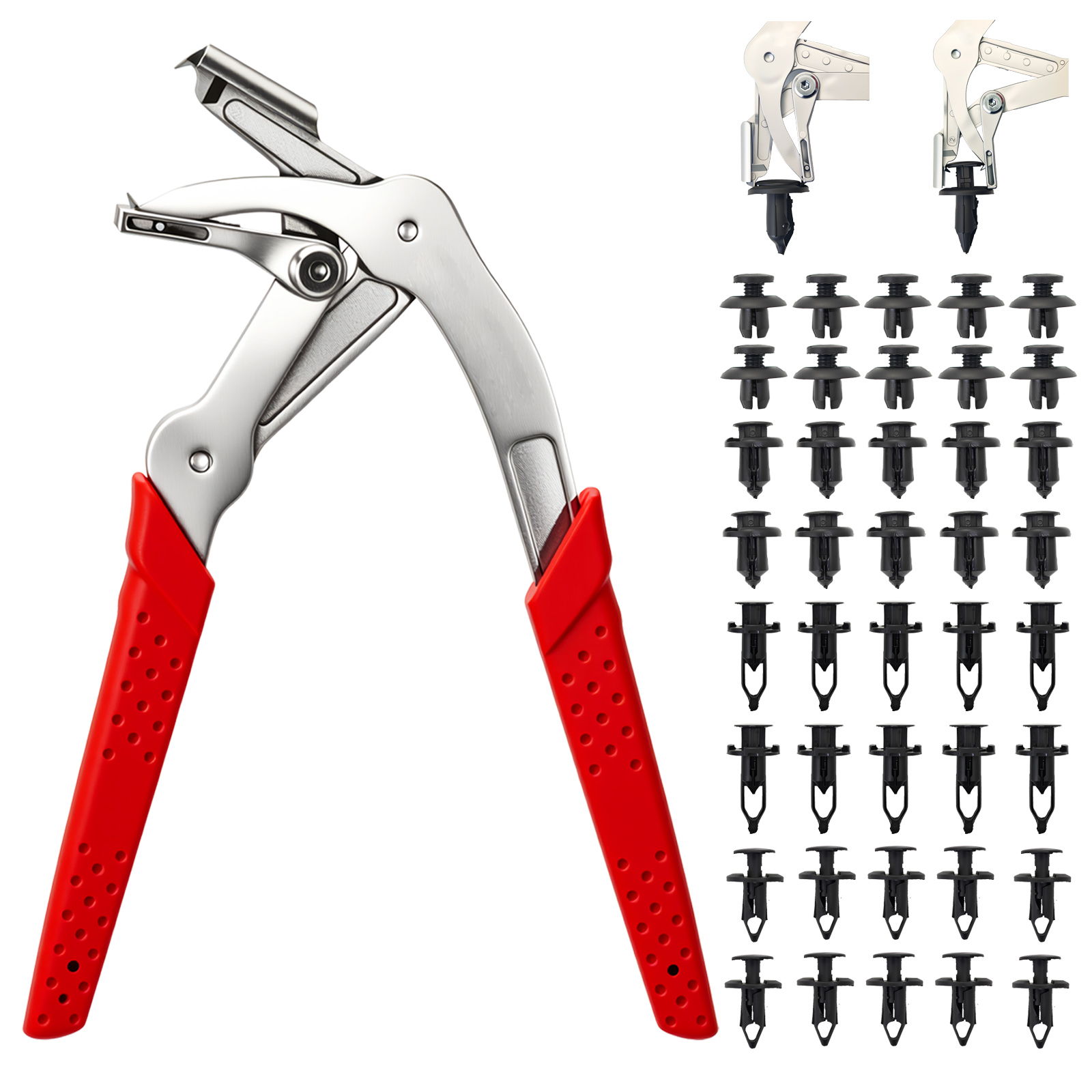 Trim Restorer Plastic - Alicates para clips de coche con