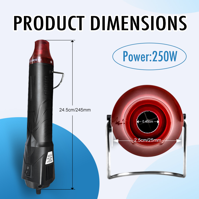 Pistola de aire caliente de 22 - Dryer Car Blower reseña y precio