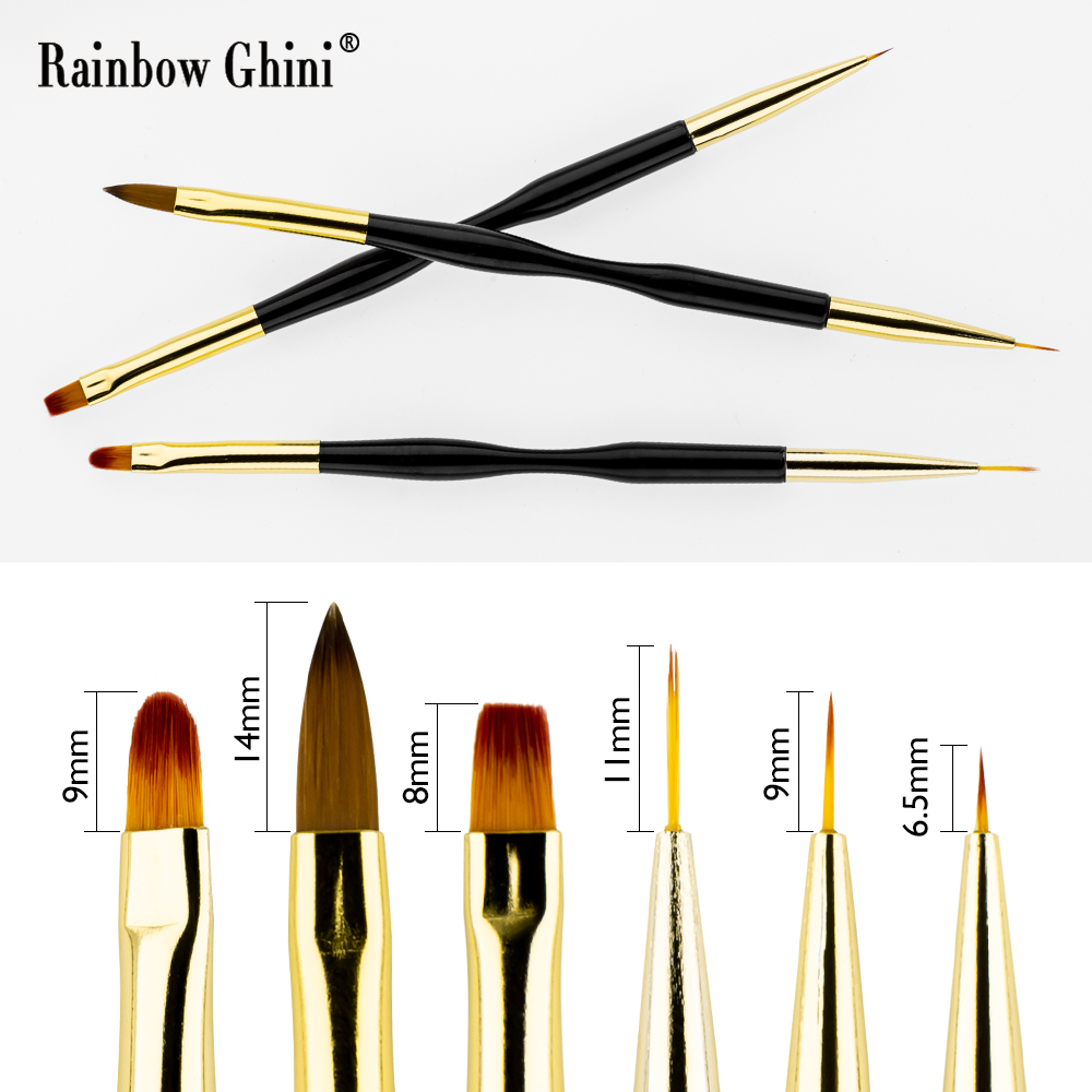 Rainbow Ghini Juego de 3 Pince - Detailing Brush Set reseña y precio