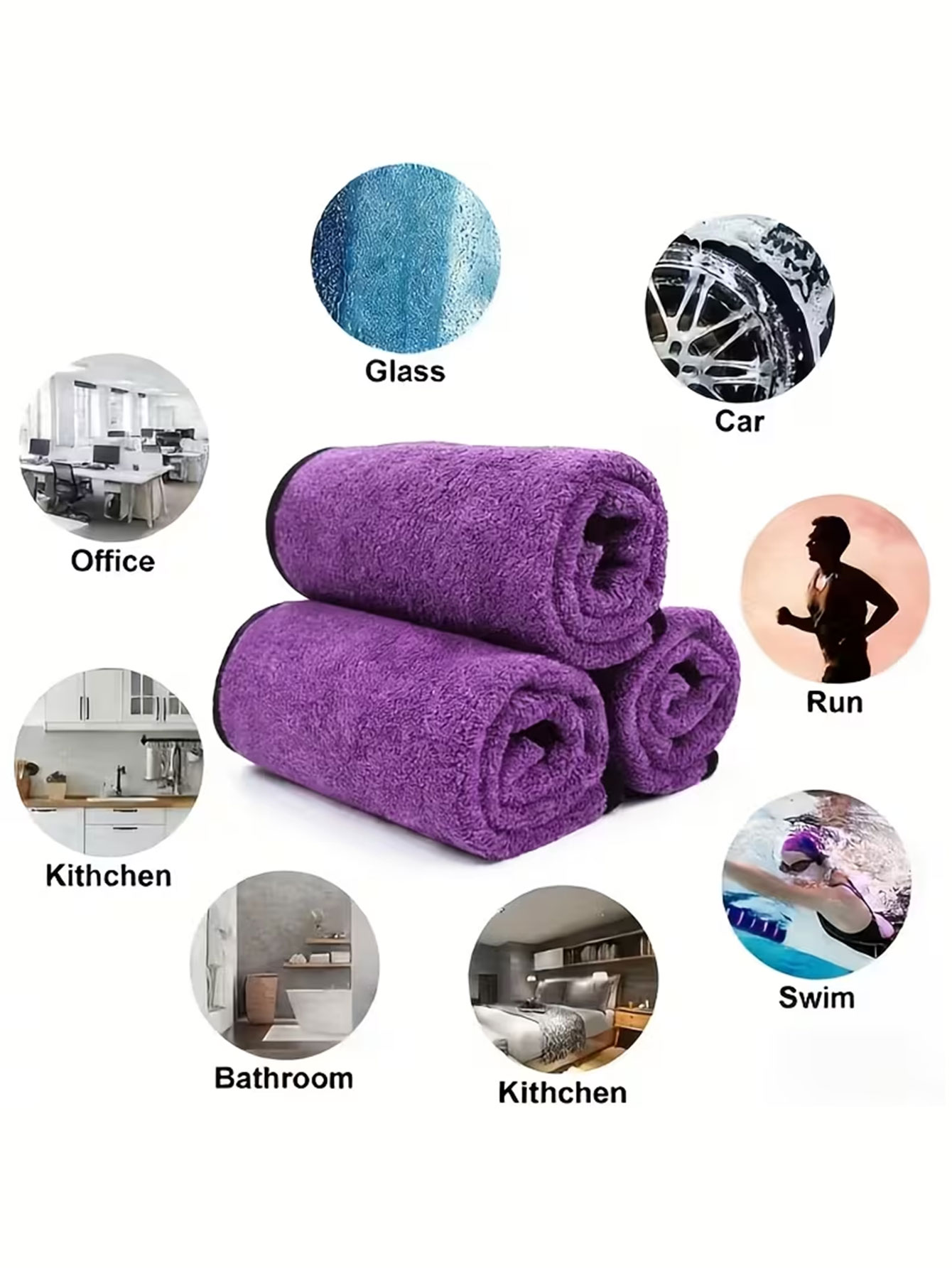 Paquete de 10 Paños de Limpiez - Microfiber Towel Detailing reseña y precio