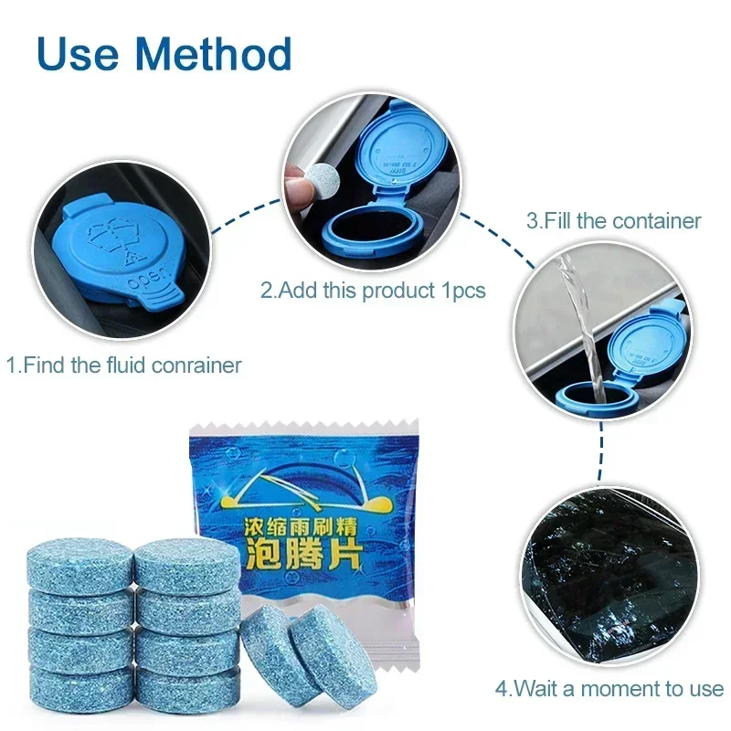 Tabletas Efervescentes Concent - Glass Cleaner Streak reseña y precio